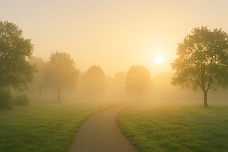 腸の街の目覚めの時間を表す