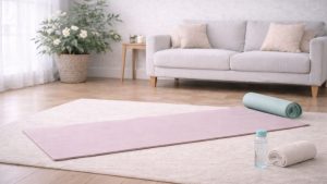 ピラティスを練習する部屋の画像