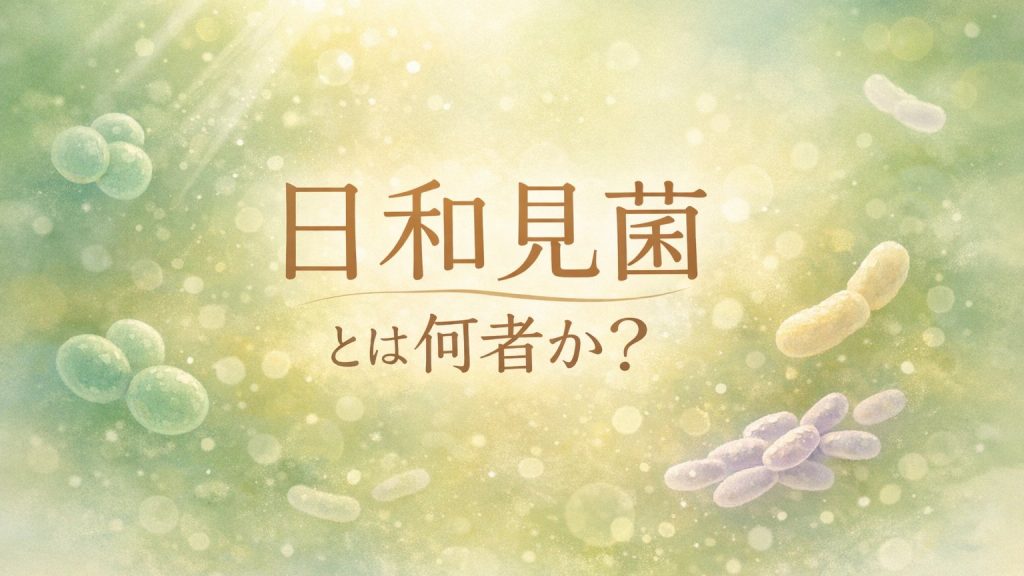 日和見菌を表した画像