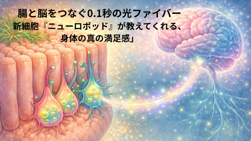 脳とニューロポッド細胞のつながりの画像