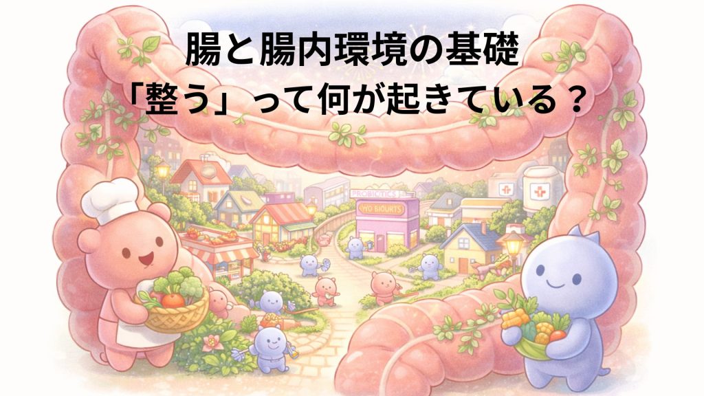 腸と腸内環境のイメージ画像