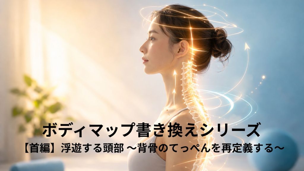 背骨とそのてっぺんのイメージ画像